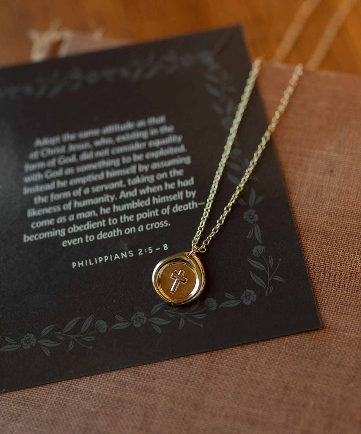 Sealed Cross Necklace