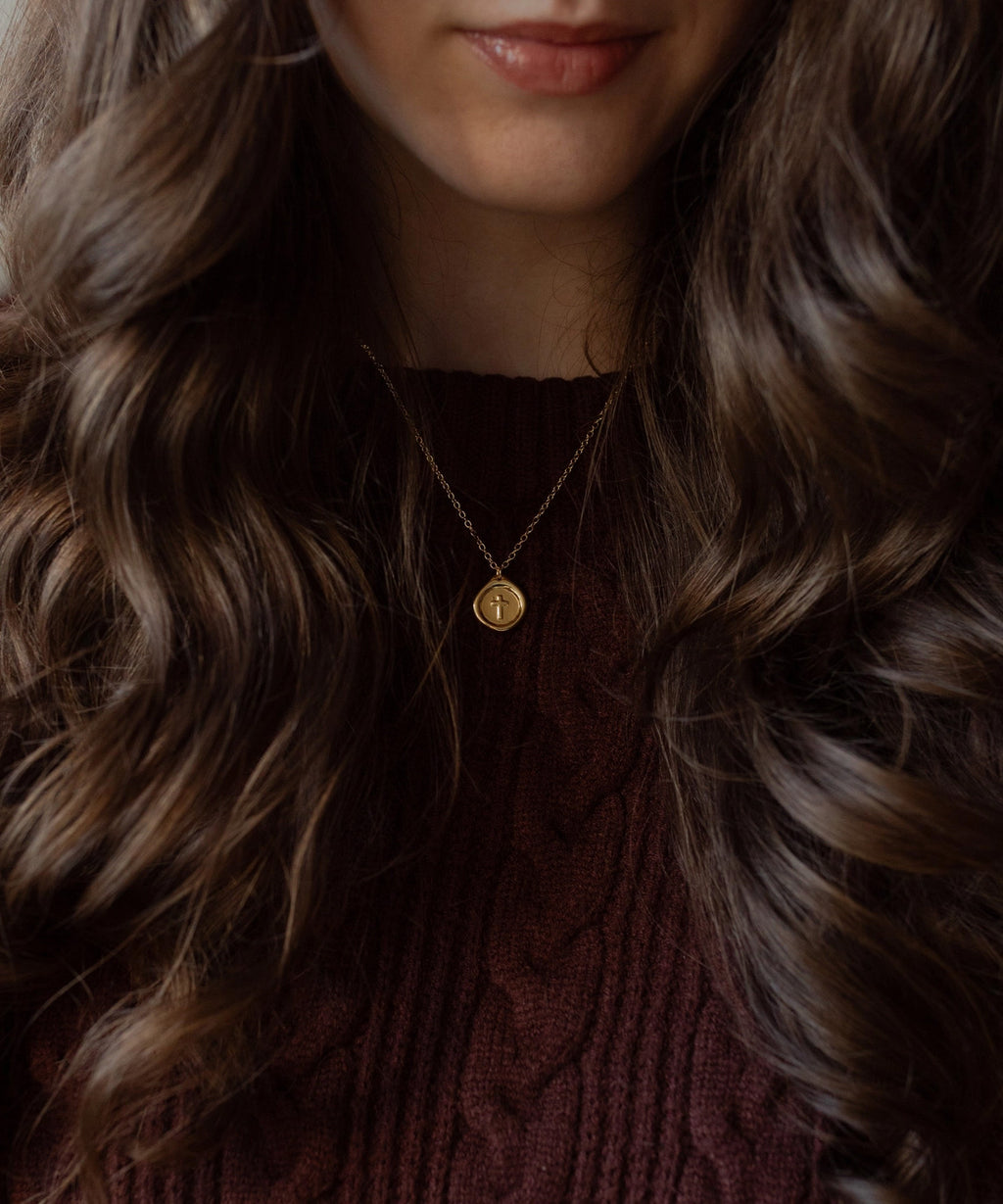 Sealed Cross Necklace